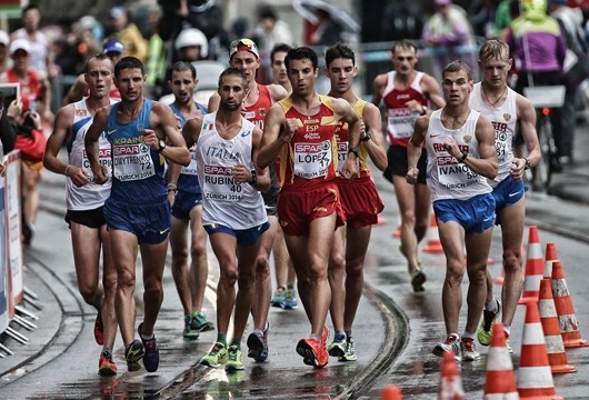 Цюрих 2014: финал соревнований в ходьбе на 20 км у мужчин
