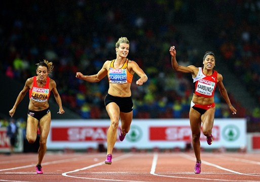 Цюрих 2014: финал соревнований в беге на 100 м у женщин