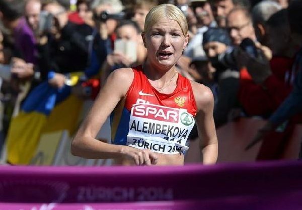 Цюрих 2014: чемпионка Европы в ходьбе на 20 км россиянка Эльмира Алембекова