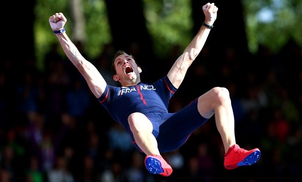 Цюрих 2014: чемпион Европы в прыжках с шестом француз Рено Лавиллени