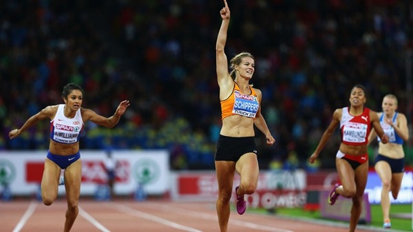 Цюрих 2014: чемпионка Европы в беге на 200 м голландка Дафна Схипперс