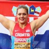 16 августа 2014 Цюрих: чемпионка Европы в метании диска хорватка Сандра Перкович
