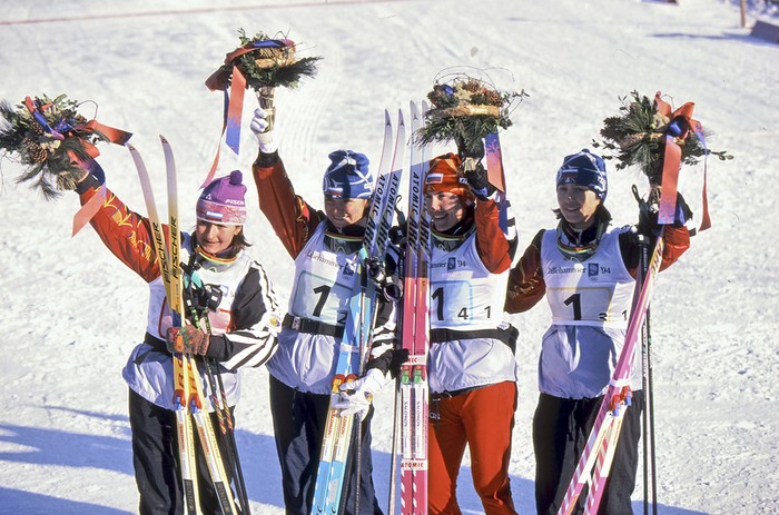 Лиллехаммер 1994 - Лыжные гонки - женщины, 4х5 км, эстафета