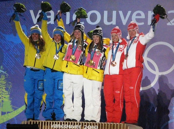 Ванкувер 2010 - Лыжные гонки - женщины, командный спринт, свободный стиль