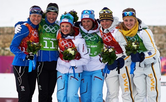 Сочи 2014 - Лыжные гонки - женщины, командный спринт, классический стиль