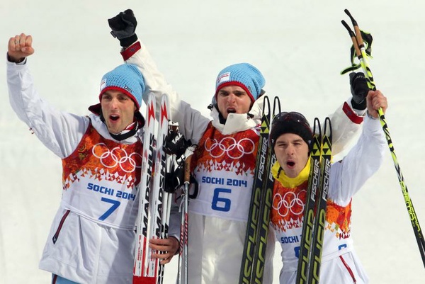 Сочи 2014 - Лыжное двоеборье - мужчины, малый (нормальный) трамплин + гонка 10 км