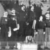 1936 год, Гармиш-Партенкирхен, IV зимние Олимпийские Игры, фигурное катание: церемония награждения победителей и призеров в соревнованиях спортивных пар