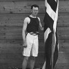 Афины 1896, I Олимпийские Игры: победитель соревнований в тройном прыжке, первый чемпион в истории современных Олимпийских игр американец Джеймс Конноли