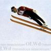 1972 год, Саппоро, XI зимние Олимпийские Игры, прыжки на лыжах с трамплина: серебряный призер соревнований в прыжках на малом трамплине (NH) Akitsugu Konno (Япония) во время выполнения прыжка