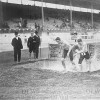 Лондон 1908, лёгкая атлетика: соревнования по стиплчейзу - преодоление ямы с водой