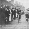 Лондон 1908, лёгкая атлетика: марафонский забег. Под 19-ым номером - итальянец Dorando Pietri