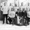 Лондон 1908: команда Великобритании - победители соревнований по перетягиванию каната