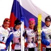 Чемпионки Олимпийских игр 1998 года в Нагано в эстафете 4х5 км сборная России (Лариса Лазутина, Нина Гаврилюк, Елена Вяльбе, Ольга Данилова)