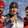 Ванкувер 2010: призёры в мужской суперкомбинации швейцарец Сильван Цурбригген (бронза),  американец Боде Миллер (золото) и хорват Ивица Костелич (серебро)