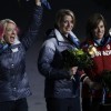Ванкувер 2010: призёры в женском могуле Шэннон Барк (бронза), Ханна Кирни (золото) - обе США и канадка Дженнифер Хейл (серебро)