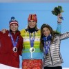 Сочи 2014, горнолыжный спорт: призёры Олимпийских игр в женской суперкомбинации