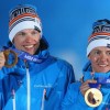 Сочи 2014, лыжные гонки: Олимпийские чемпионы в командном спринте Ийво Нисканен и Сами Яухоярви (Финляндия). © Getty Images