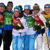Сочи 2014, лыжные гонки: призёры в командном спринте среди женщин