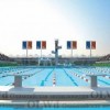 Рим, современный вид плавательного бассейна Олимпийского Водного центра (Stadio Olimpico del Nuoto)