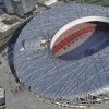 Национальный стадион "Птичье гнездо" в Пекине с высоты птичьего полёта
