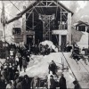 Шамони 1924: фуникулёрная станция Пелерин на финишной площадке бобслейной трассы