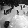 Шамони 1924: участок бобслейной трассы